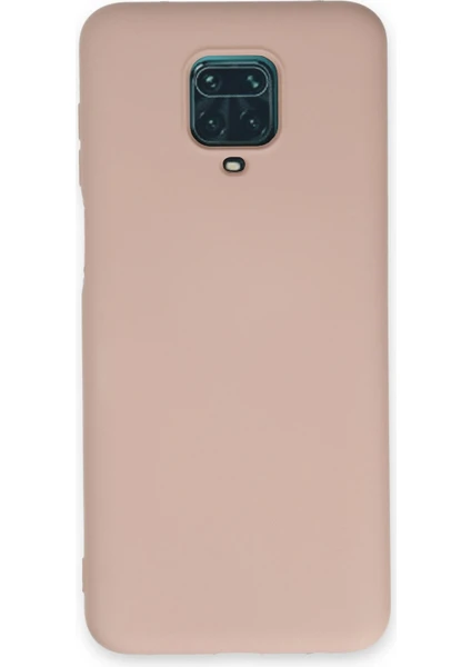 Happycase Xiaomi Redmi Note 9s Kılıf Nano Içi Kadife  Silikon - Pudra