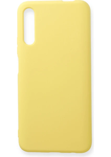 Happycase Huawei P Smart Pro / Y9S Kılıf Nano Içi Kadife  Silikon - Sarı