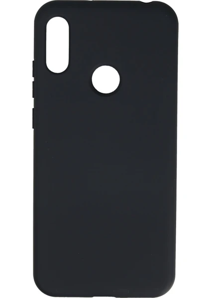 Happycase Huawei Y6 2019 Kılıf Nano Içi Kadife  Silikon - Koyu Gri