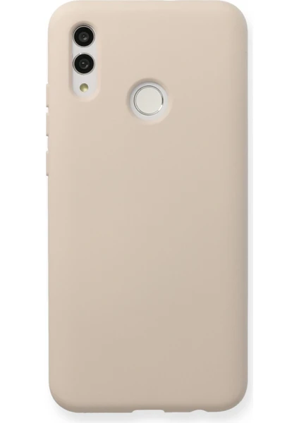 Happycase Huawei P Smart 2019 Kılıf Nano Içi Kadife  Silikon - Pudra