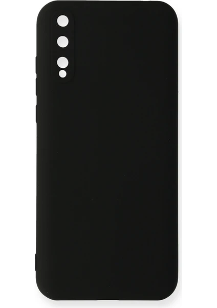 Happycase Huawei P Smart S Kılıf Nano Içi Kadife  Silikon - Siyah