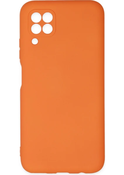 Happycase Huawei P40 Lite Kılıf Nano Içi Kadife  Silikon - Turuncu