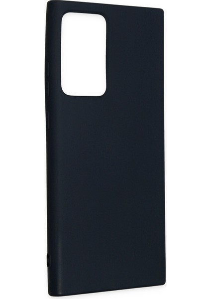 Happycase Samsung Galaxy Note 20 Ultra Kılıf Nano Içi Kadife  Silikon - Lacivert