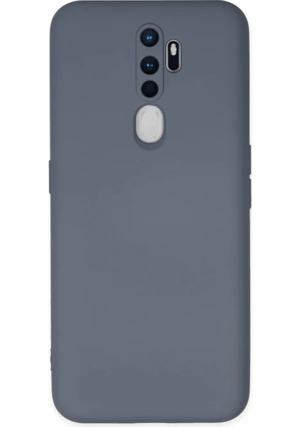 Happycase Oppo A5 2020 Kılıf Nano Içi Kadife  Silikon - Gri