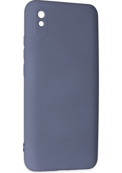 Xiaomi Redmi 9A Kılıf Nano Içi Kadife Silikon - Gri modelleri