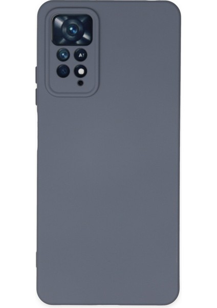 Xiaomi Redmi Note 11 Pro Kılıf Nano Içi Kadife Silikon - Gri