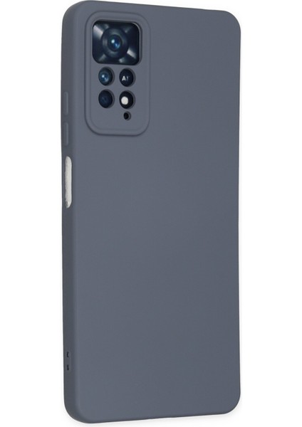 Xiaomi Redmi Note 11 Pro Kılıf Nano Içi Kadife Silikon - Gri modelleri