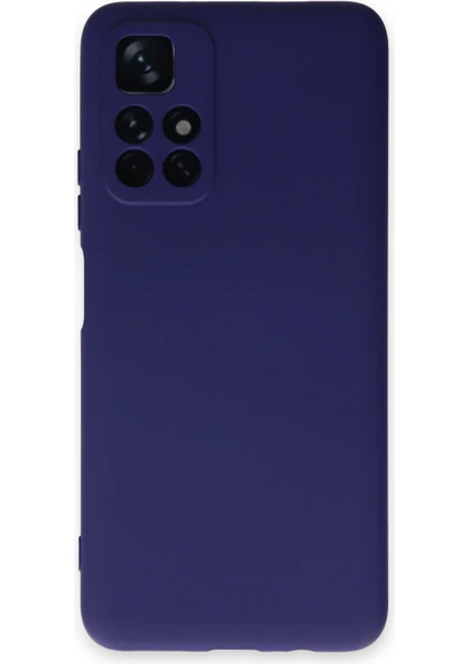 Happycase Xiaomi Redmi Note 11T Kılıf Nano Içi Kadife  Silikon - Mor