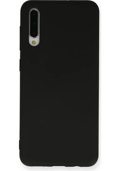 Happycase Samsung Galaxy A30S Kılıf Nano Içi Kadife  Silikon - Siyah