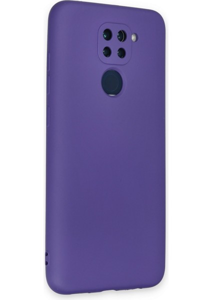 Xiaomi Redmi Note 9 Kılıf Nano Içi Kadife Silikon - Mor