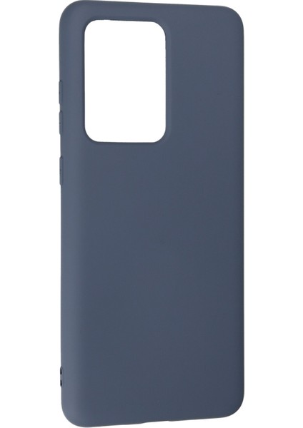Samsung Galaxy S20 Ultra Kılıf Nano Içi Kadife Silikon - Gri