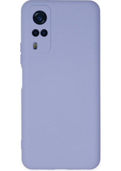 Happycase Vivo Y51 Kılıf Nano Içi Kadife  Silikon - Lila