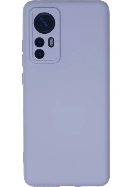 Happycase Xiaomi Mi 12 Kılıf Nano Içi Kadife  Silikon - Lila