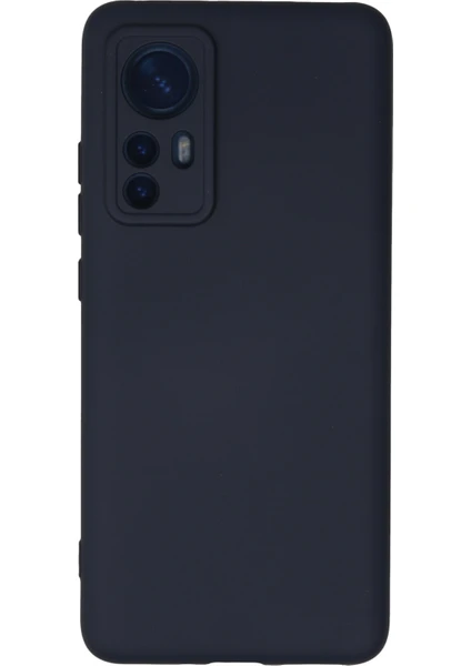 Happycase Xiaomi Mi 12 Kılıf Nano Içi Kadife  Silikon - Lacivert