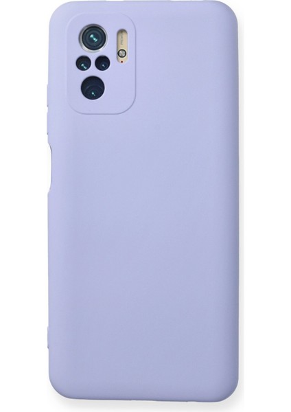 Xiaomi Redmi Note 10 Kılıf Nano Içi Kadife Silikon - Lila