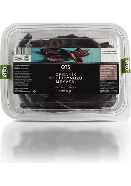 OTS Organik Keçiboynuzu Meyvesi 500 g.