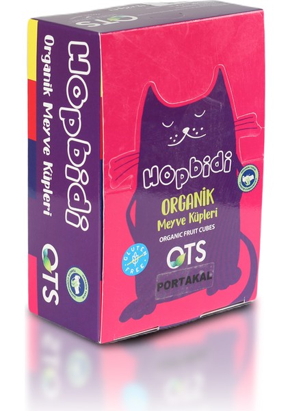 Hopbidi Portakal Meyve Küpü 12 X 25 g. - Glutensiz - fiyatları