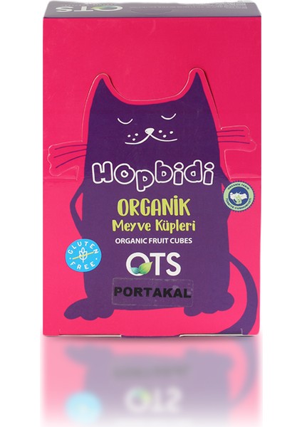 Hopbidi Portakal Meyve Küpü 12 X 25 g. - Glutensiz - modelleri