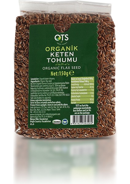 OTS Organik Keten Tohumu 150 g.