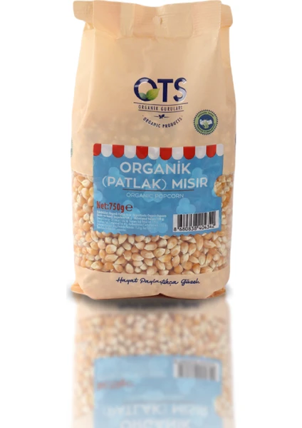 OTS Organik Patlak Mısır 750 g.