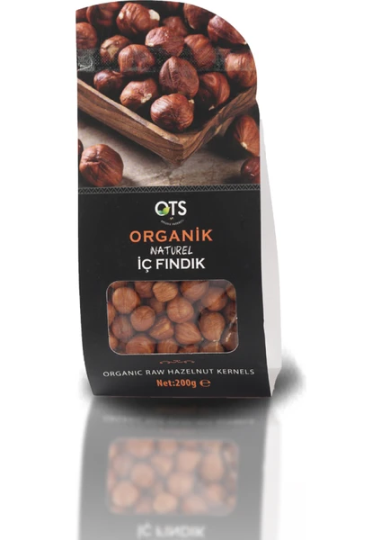 OTS Organik İç Fındık ( Çiğ - Naturel ) 200 g.