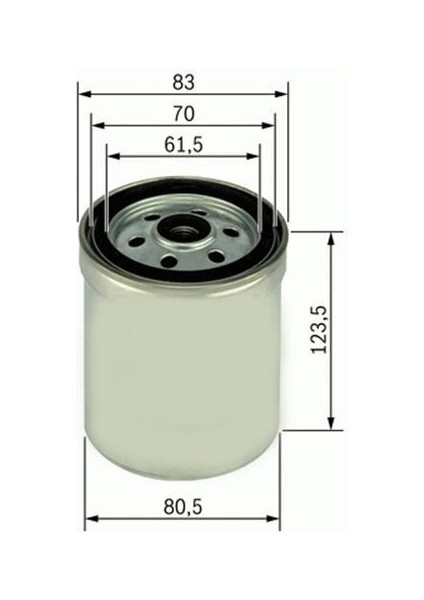 Yakıt Filtresi Man F2000. L2000. M2000 Wdk 725-PP 837/1-0