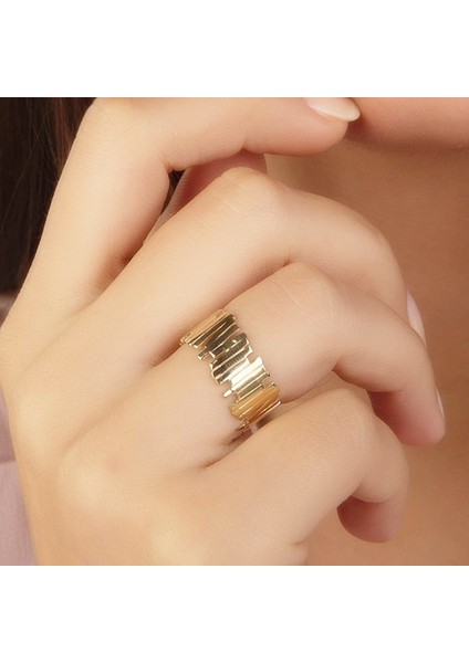 Zigzag Altın Yüzük 14K Gold fiyatları