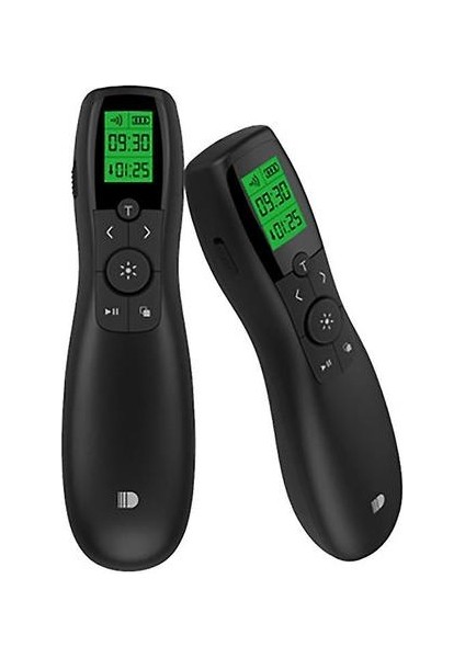 Doosl DSIT023C 2.4g Kablosuz Yeşil Lazer Işaretçi Sunucusu Ppt Presentati Için LCD Ekran Zamanlayıcısı (Yurt Dışından)