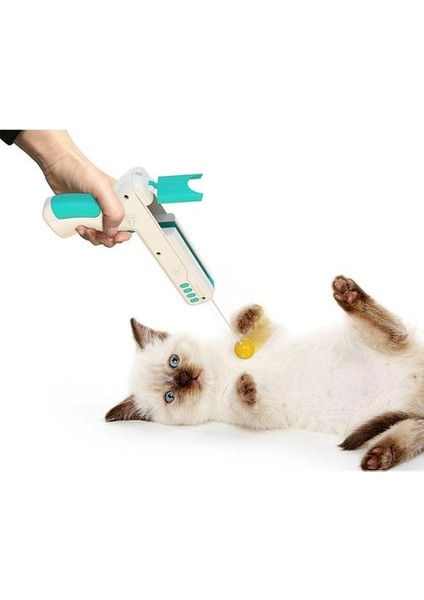 Komik Etkileşimli Kedi Oyuncak Tüy Topu ile Kedi Çubuk Tabancası (Yurt Dışından)