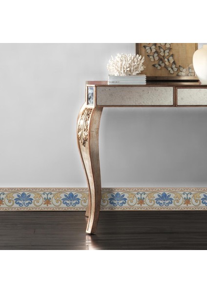 Mobilya Için Su Geçirmez ve Çıkarılabilir Karo Çıkartmaları 20 x 500 cm (Yurt Dışından)