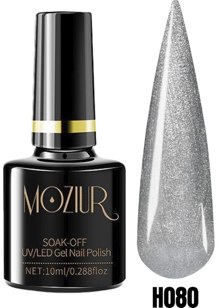 Mozıur Simli Seri Uv LED Kalıcı Oje 10ML