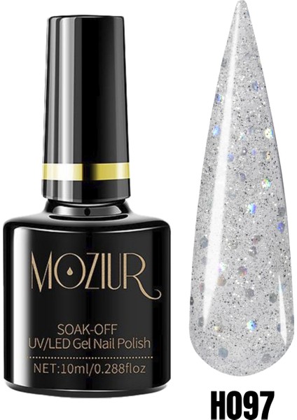 Mozıur Simli Seri Uv LED Kalıcı Oje 10ML