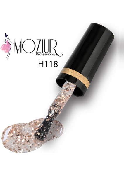 Mozıur Simli Seri Uv LED Kalıcı Oje 10ML