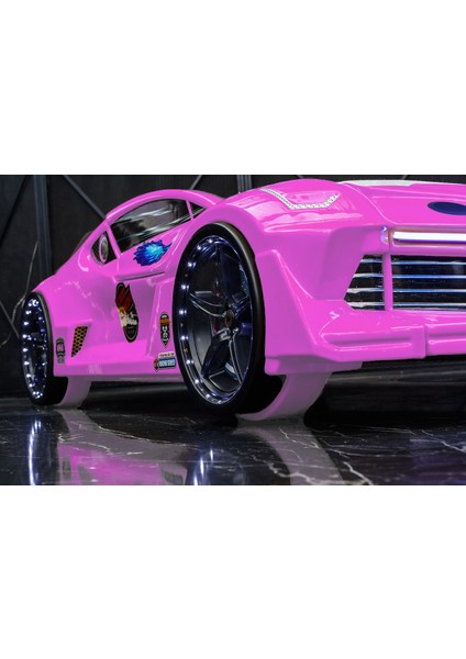 Kaju Moon Aero Premium Pembe Arabalı Yatak