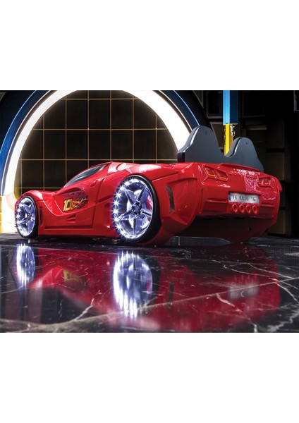 Kaju Luxury Premium Kırmızı Arabalı Yatak fırsatları