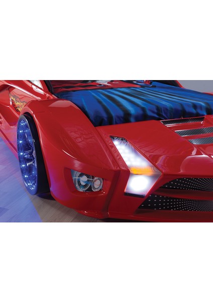 Kaju Luxury Full Kırmzı Arabalı Yatak modelleri