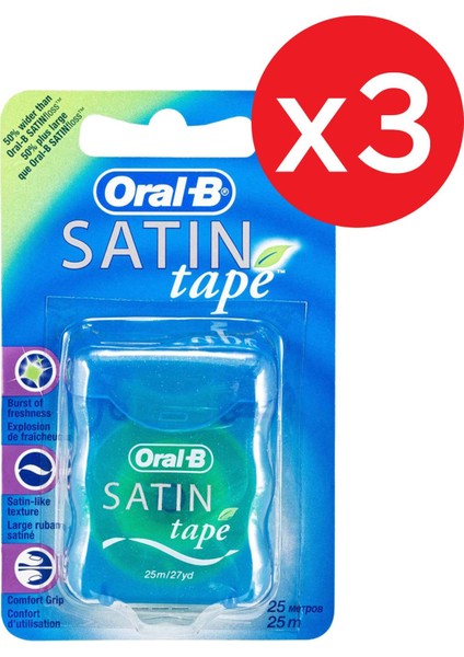 Diş Ipi Satin Tape 25 M X 3