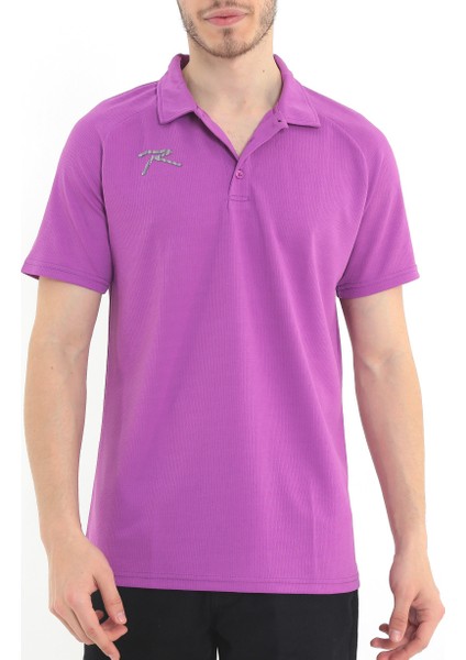 Erkek Polo T-Shirt Nox Mor