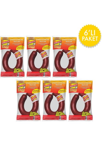 Apikoglu Dana Fermente Sucuk 280G 6lı