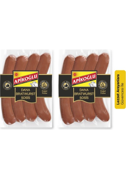 Dana Bratwurst Sosis 330- 370 gr 2'li Paket