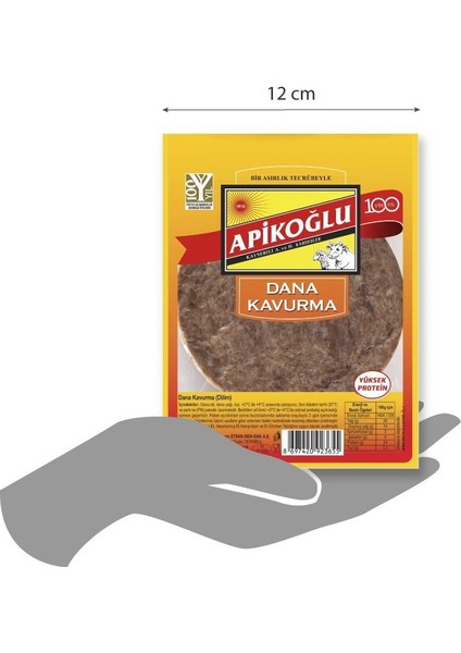 Siniri Alınmış Dilim Kavurma 100 gr 2'li Paket