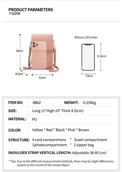 Küçük Crossbody Cep Telefonu Çantaları (Yurt Dışından)