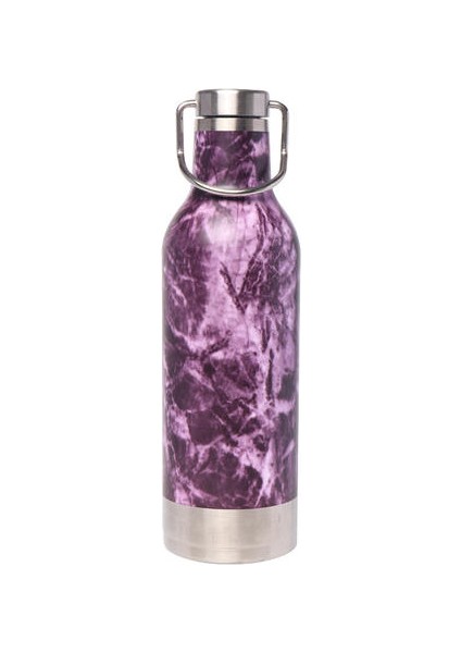 500ML Hava Boya Baskı İçecek Şişesi İçecekŞişesi Katlanır Tasar İçecekŞişesi Açık Hava Spor Şişesi Paslanmaz Çelik Şişe (Yurt Dışından)