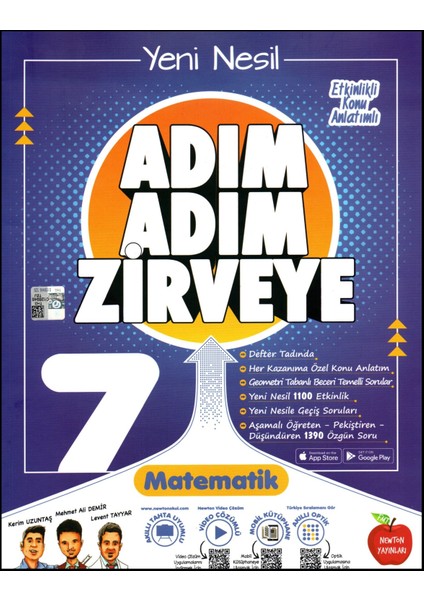 7. Sınıf Matematik+Fen Bilimleri Adım Adım Zirveye Soru Bankası 2 Kitap