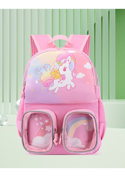 Çocuk Karikatür Anaokulu Sırt Çantası - Pembe (Yurt Dışından) fiyatları