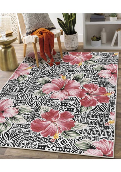 Renkli Halılar Yıkanabilir Dijital Baskı Modern Dekoratif Kaymaz Tabanlı Salon Halısı Mutfak Halısı Yolluk