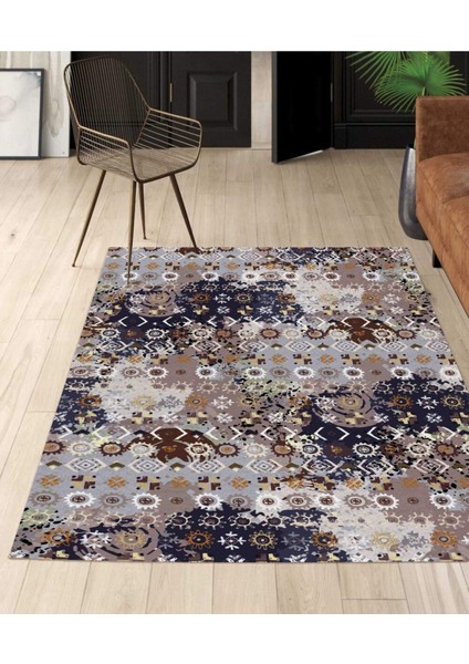 Renkli Halılar Yıkanabilir Dijital Baskı Modern Dekoratif Kaymaz Tabanlı Salon Halısı Mutfak Halısı Yolluk