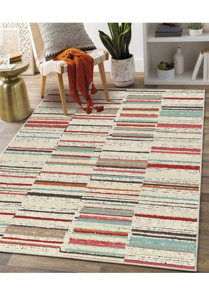 Renkli Halılar Yıkanabilir Dijital Baskı Modern Dekoratif Kaymaz Tabanlı Salon Halısı Mutfak Halısı Yolluk