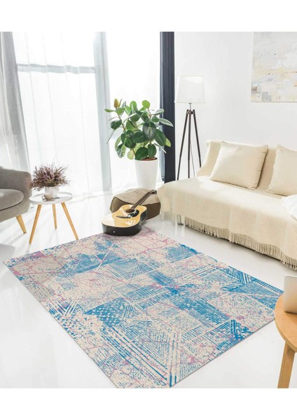 Renkli Halılar Yıkanabilir Dijital Baskı Modern Dekoratif Kaymaz Tabanlı Salon Halısı Mutfak Halısı Yolluk