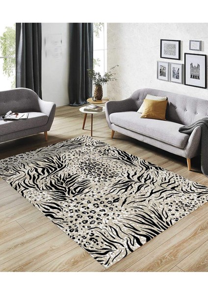 Renkli Halılar Yıkanabilir Dijital Baskı Modern Dekoratif Kaymaz Tabanlı Salon Halısı Mutfak Halısı Yolluk